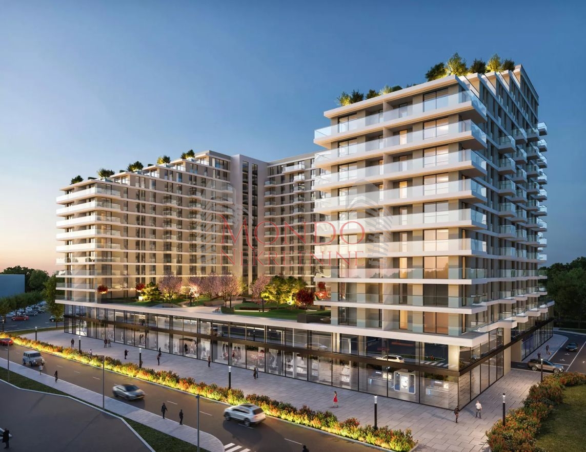 Trosoban opremljen stan u Delta Residence, neuseljavan