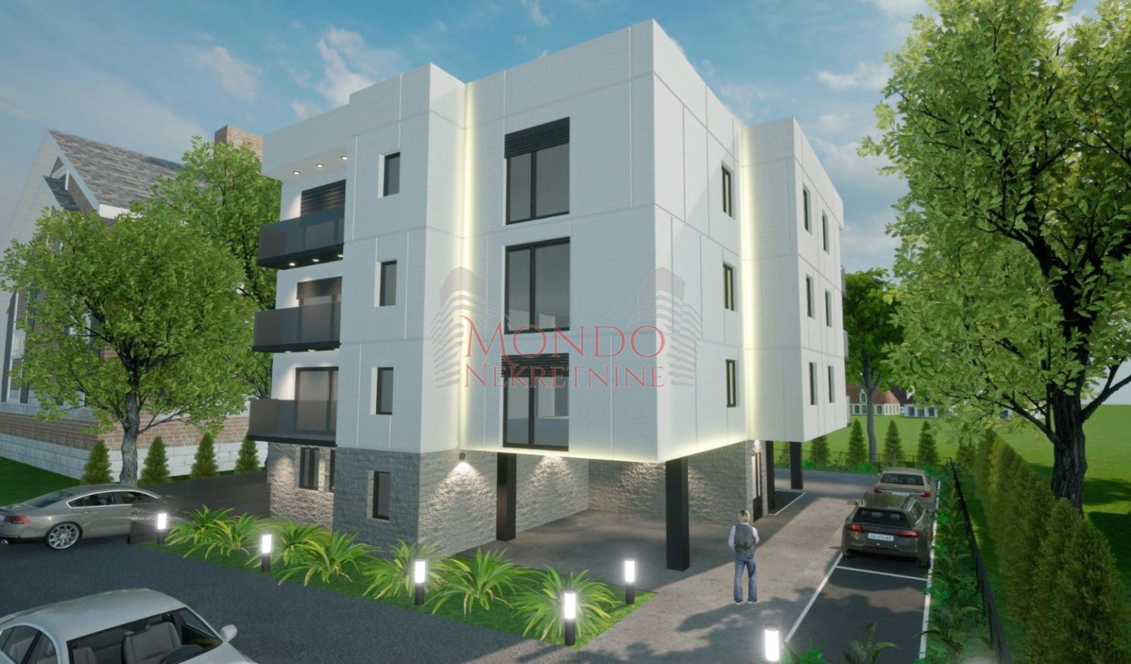 Troiposoban stan u novoj zgradi u blizini restorana Paris lux