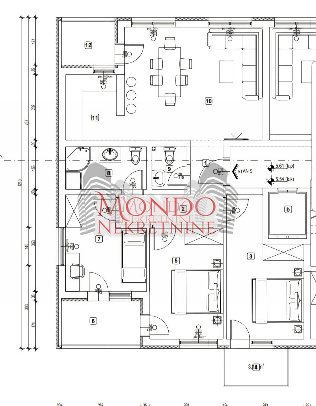 Troiposoban stan kod fakulteta Zaštite na radu