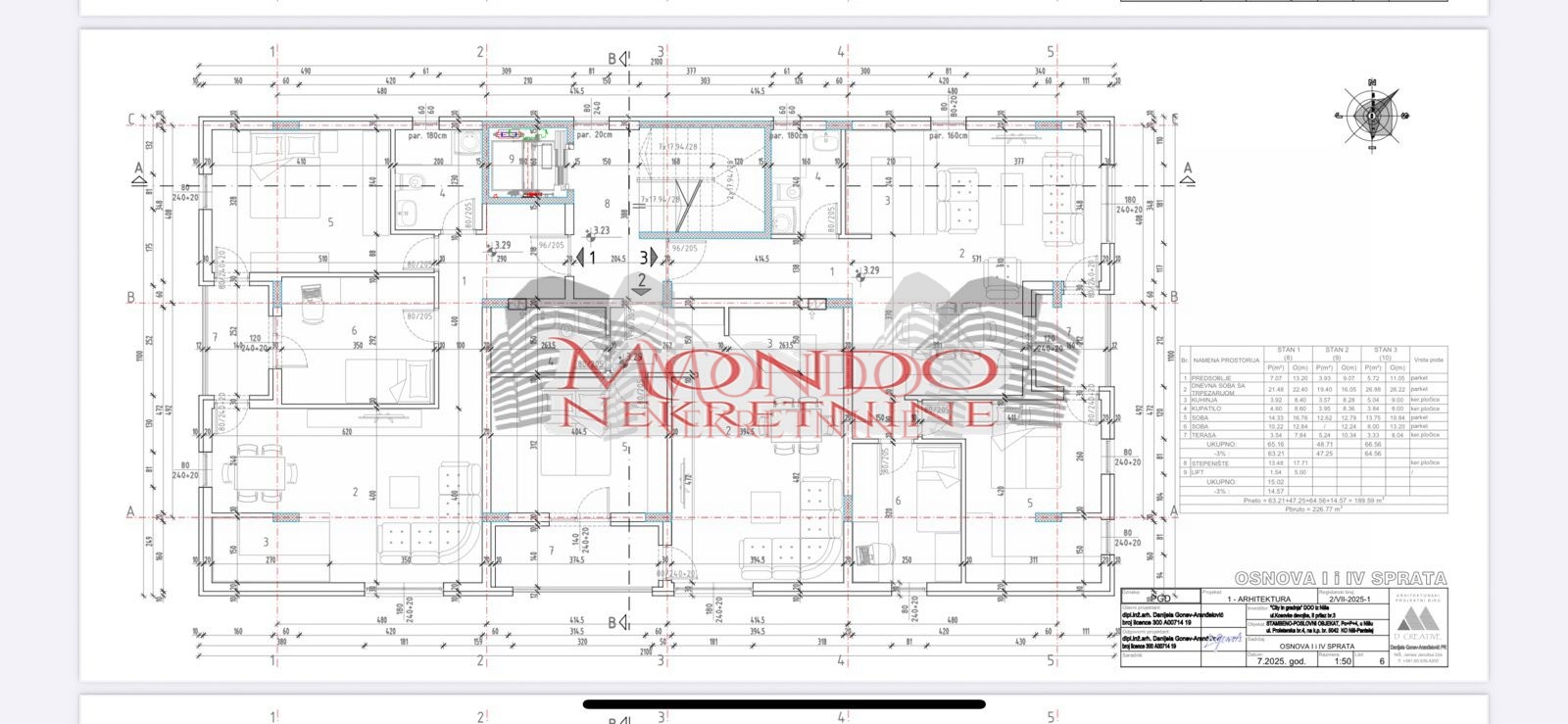 Dvoiposoban stan u novogradnji na Panteleju