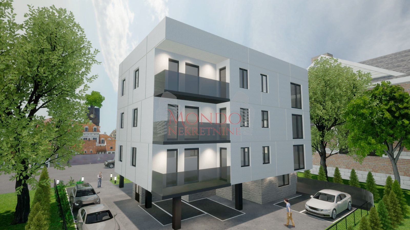 Troiposoban stan u novoj zgradi u blizini restorana Paris lux