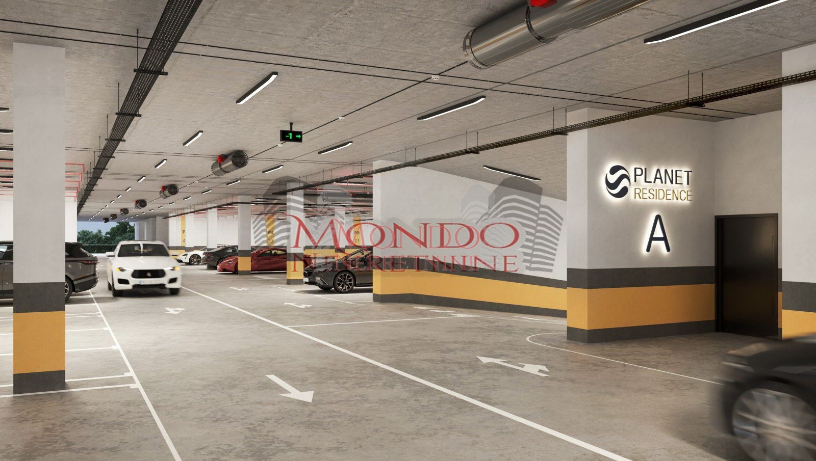Parking mesto u podzemnoj garazi, Planet Residence